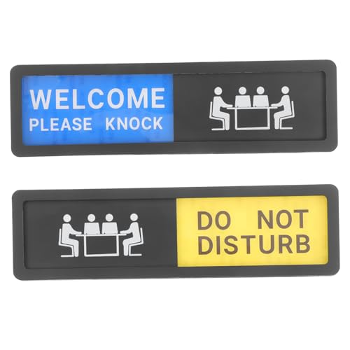 KOCKSHION 2 Stück Schiebeschild Türschild für Büro und Konferenzräume Einfach zu Bedienen Verdeutlicht Status Besetzt oder von KOCKSHION