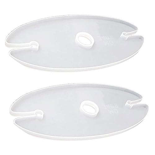 KOCKSHION 2 Stück Silikonform für Weinglashalter Kreative Gießform für Unregelmäßige Untersetzer Diy Rotwein Tablett Halter Einfach zu Reinigen Vielseitig Nutzbar für Bastelprojekte von KOCKSHION