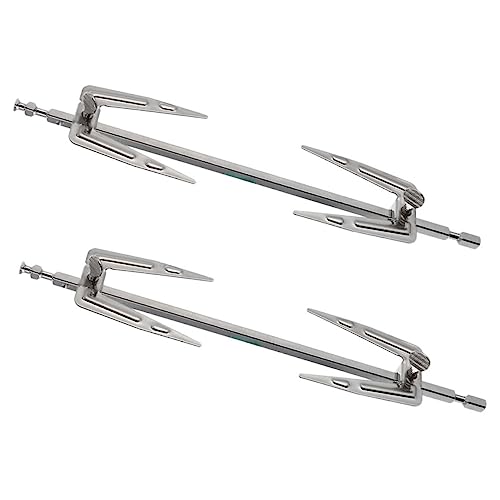 KOCKSHION 2 Stück Teiliges Set Rotierende Grillgabeln für Hähnchen und Hochtemperaturbeständig für Grill und Backofen Küchenzubehör für Bbq und Grillabende KOCKSHION 2 Stück Teiliges Set Rotierende Grillgabeln für Hähnchen und Hochtemperaturbeständig für Grill und Backofen Küchenzubehör für Bbq und Grillabende von KOCKSHION