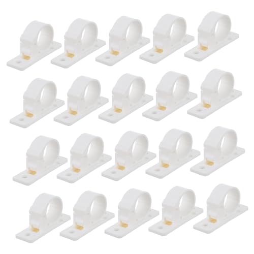 KOCKSHION 20 Stück Teiliges Selbstklebende Kabelclips Kabelhalter für Desktop und Wand Praktische Kabelorganisation Geeignet für Netzwerkkabel Ladekabel und Haushaltskabel Weiß Große KOCKSHION 20 Stück Teiliges Selbstklebende Kabelclips Kabelhalter für Desktop und Wand Praktische Kabelorganisation Geeignet für Netzwerkkabel Ladekabel und Haushaltskabel Weiß Große von KOCKSHION