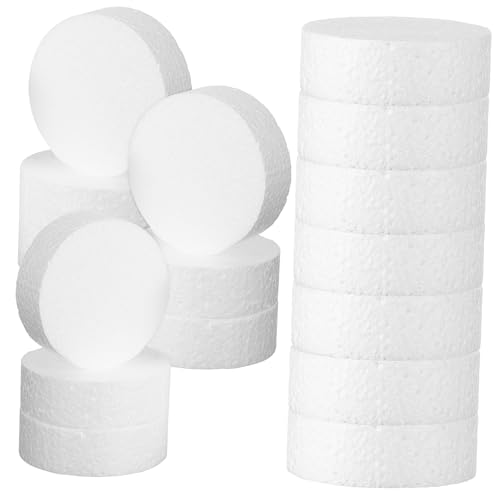 KOCKSHION Stück Schaumstoff Zylinder Bastelschaum Zylinder Schaumstoff Formen Schaumstoff Bälle Kuchenwürfel Projektschaum Styropor Runde Schaumstoff Kreise Schaumstoff Scheiben KOCKSHION Stück Schaumstoff Zylinder Bastelschaum Zylinder Schaumstoff Formen Schaumstoff Bälle Kuchenwürfel Projektschaum Styropor Runde Schaumstoff Kreise Schaumstoff Scheiben von KOCKSHION