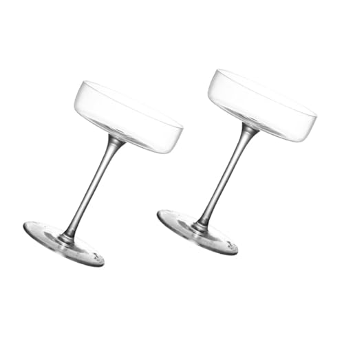 KOCKSHION 2Stücke Champagnergläser aus Cocktailgläser für Zuhause Wiederverwendbar und Leicht zu Reinigen für Partys und Besondere Anlässe KOCKSHION 2Stücke Champagnergläser aus Cocktailgläser für Zuhause Wiederverwendbar und Leicht zu Reinigen für Partys und Besondere Anlässe von KOCKSHION