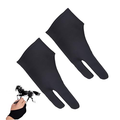 KOCKSHION 2stücke Zwei-Finger-zeichenhandschuhe Für Grafiktablett Skizzieren Und Malen Atmungsaktiv Dünn Bequeme Künstlerhandschuhe s Schwarz Für Tablet Und Stiftdisplay KOCKSHION 2stücke Zwei-Finger-zeichenhandschuhe Für Grafiktablett Skizzieren Und Malen Atmungsaktiv Dünn Bequeme Künstlerhandschuhe s Schwarz Für Tablet Und Stiftdisplay von KOCKSHION