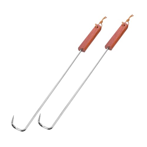 KOCKSHION 2stücke Grillgabel Aus Edelstahl Grillspieße Zum Grillen Von Steak Und Fleisch Outdoor-grillwerkzeug Leicht Zu Reinigen Und Langlebig von KOCKSHION