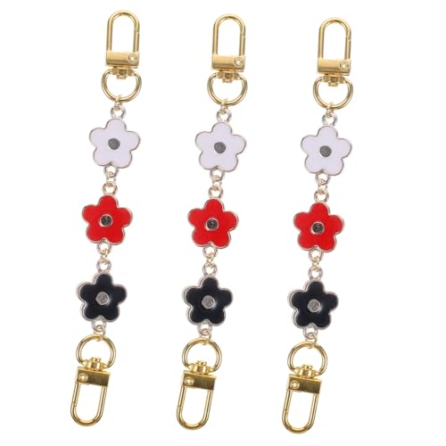 KOCKSHION 3 Stück Teiliges Kettenverlängerungsset für Handtaschen Praktischer DIY Taschengurt Extender für Umhängetaschen Geldbörsen und Clutches Schwarz Rot und Weiß KOCKSHION 3 Stück Teiliges Kettenverlängerungsset für Handtaschen Praktischer DIY Taschengurt Extender für Umhängetaschen Geldbörsen und Clutches Schwarz Rot und Weiß von KOCKSHION