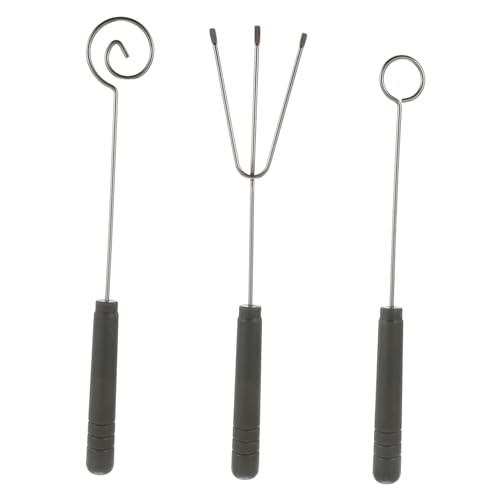 KOCKSHION 3 Stück Teiliges Set aus Tauchgabeln Schokoladengabeln für Fondue Pralinen und Kuchendekoration Vielseitige Küchenhelfer für Kreative Dessertideen KOCKSHION 3 Stück Teiliges Set aus Tauchgabeln Schokoladengabeln für Fondue Pralinen und Kuchendekoration Vielseitige Küchenhelfer für Kreative Dessertideen von KOCKSHION