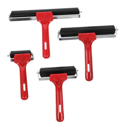 KOCKSHION 4 Stück Teiliges Gummiwalzen Kunst und Basteln rutschfeste Handroller in Vielseitig für Malen Drucken Kleben Stempeln und Tapetenverarbeitung Geeignet KOCKSHION 4 Stück Teiliges Gummiwalzen Kunst und Basteln rutschfeste Handroller in Vielseitig für Malen Drucken Kleben Stempeln und Tapetenverarbeitung Geeignet von KOCKSHION