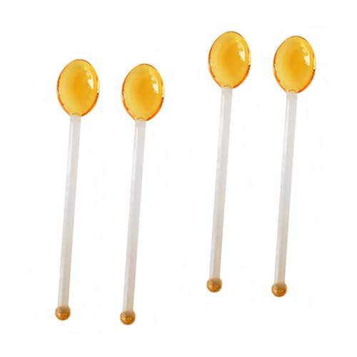 KOCKSHION 4 Stück Teiliges Hitzebeständiger Glas Kaffeelöffel mit Langem Stiel Klarer Dessertlöffel für Kaffee Espresso Gewürze und Vielseitige Verwendung Zuhause KOCKSHION 4 Stück Teiliges Hitzebeständiger Glas Kaffeelöffel mit Langem Stiel Klarer Dessertlöffel für Kaffee Espresso Gewürze und Vielseitige Verwendung Zuhause von KOCKSHION