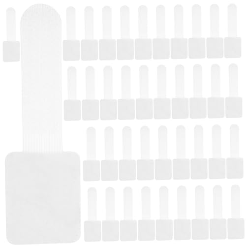 KOCKSHION 40 Stück Teiliges Selbstklebendes Kabelbefestigungsset mit Kleber Wiederverwendbare Kabelbinder und Organizer für USB Strom Datenkabel Praktisch für Büro Haushalt und Unterwegs von KOCKSHION