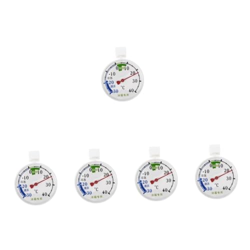 KOCKSHION 5 Stück Kühlschrankthermometer mit Rund Saugnapf Design Präzise Temperaturüberwachung für Kühlschränke und Gefriergeräte Geeignet für Optimale Temperaturkontrolle Historie KOCKSHION 5 Stück Kühlschrankthermometer mit Rund Saugnapf Design Präzise Temperaturüberwachung für Kühlschränke und Gefriergeräte Geeignet für Optimale Temperaturkontrolle Historie von KOCKSHION