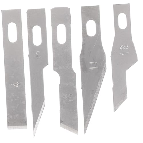 KOCKSHION 50 Stück Ersatz-bastelschneidwerkzeuge, Hobby-klingen, Stahl-bastelklingen, Ersatz KOCKSHION 50 Stück Ersatz-bastelschneidwerkzeuge, Hobby-klingen, Stahl-bastelklingen, Ersatz von KOCKSHION