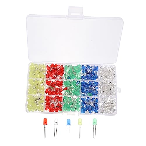 KOCKSHION 500Stücke LED Diode Lichtperlen Kreative Beleuchtung mit Farben für DIY Projekte und Unterrichtsexperimente Installieren und Langlebig von KOCKSHION