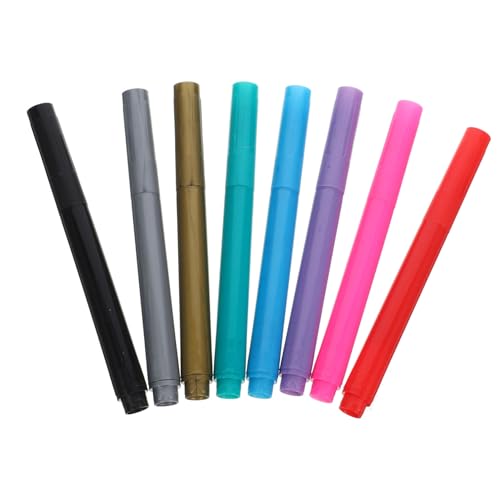 KOCKSHION 8 Stück Teiliges Metallic Marker für Weingläser Waschbare Schnell Trocknende Stifte für Kreative Beschriftungen für Partys und Veranstaltungen KOCKSHION 8 Stück Teiliges Metallic Marker für Weingläser Waschbare Schnell Trocknende Stifte für Kreative Beschriftungen für Partys und Veranstaltungen von KOCKSHION