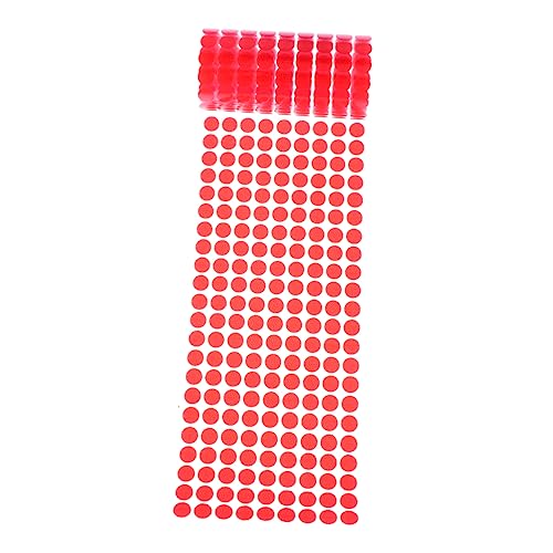 KOCKSHION 900 Stück Klebepunkte Selbstklebende Runde Klettband Dots Rot Stark Durable für DIY Projekte und Büroanwendungen KOCKSHION 900 Stück Klebepunkte Selbstklebende Runde Klettband Dots Rot Stark Durable für DIY Projekte und Büroanwendungen von KOCKSHION