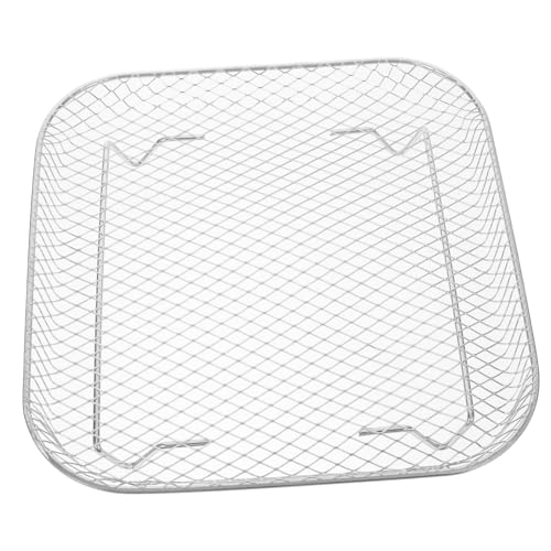 KOCKSHION Quadratisches Airfryer Gestell aus Kreatives Grillrost für Heißluftfritteusen Leicht zu Reinigen und Vielseitig Einsetzbar zum Braten von Hühnchen und Gemüse von KOCKSHION
