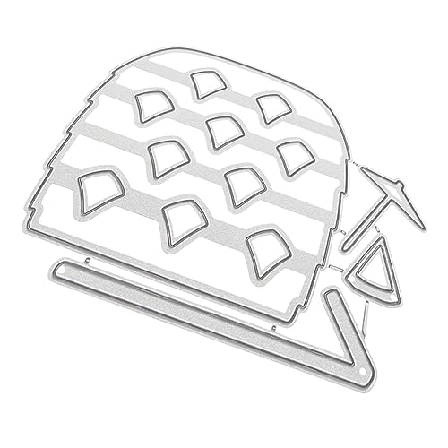 KOCKSHION Stanzschablone Für Kartenherstellung Metallschneider Form Einer Ananas Bastelwerkzeug Aus Kohlenstoffstahl Für Scrapbooking Einladungskarten Und Kreative Projekte von KOCKSHION