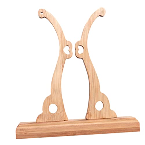 KOCKSHION Antiker Fächerhalter aus Holz Rundes Fan Regal Chinesischer Stil Vielseitiger Ständer für Heimdekoration und Fächerpräsentation von KOCKSHION