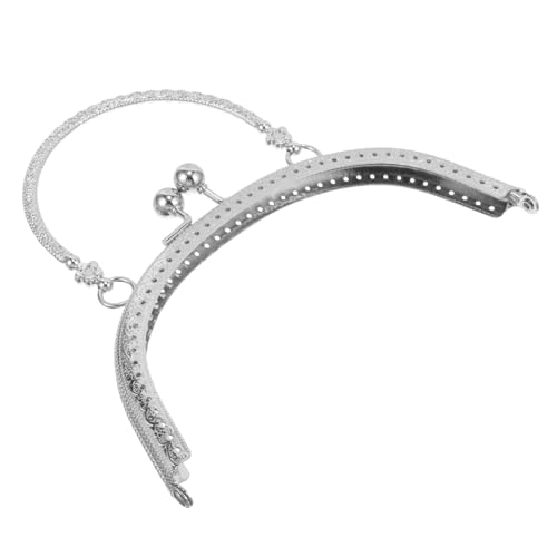 KOCKSHION DIY Handtaschenrahmen Mit Retro Metallverschluss Halbrunder Gepunzierter Rahmen Für Geldbörsen Und Taschen Für Kreative DIY-projekte von KOCKSHION