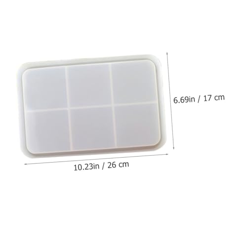 KOCKSHION DIY Silikonform Tablett für Gießen Kreatives Epoxidharz Basteln Praktisches Silica Gel Form für Schmuck Obst Snacks DIY Accessory Tray Mold von KOCKSHION