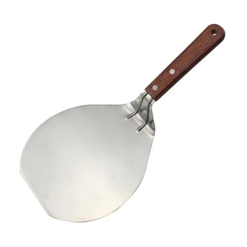 KOCKSHION Edelstahl Pizzaschaufel mit Rundem Spatel und Langem Holzgriff Hitzebeständig Ergonomisch Geformt Vielseitig für Pizza Kuchen Torten Spülmaschinenfest Praktisches Küchenwerkzeug KOCKSHION Edelstahl Pizzaschaufel mit Rundem Spatel und Langem Holzgriff Hitzebeständig Ergonomisch Geformt Vielseitig für Pizza Kuchen Torten Spülmaschinenfest Praktisches Küchenwerkzeug von KOCKSHION