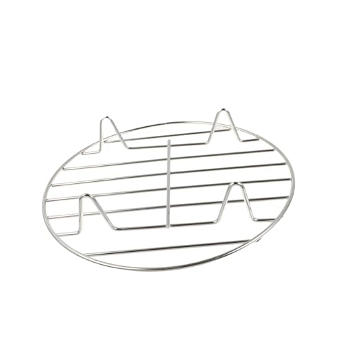KOCKSHION Edelstahl Steaming Rack Dampfgarerrost Rostfreier Dampfeinsatz Kochtopf Küchenhelfer Multifunktional Topfständer Höhe für Reiskocher und Dampfgarer von KOCKSHION