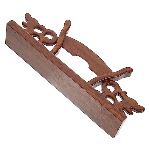 KOCKSHION Faltventilator Halter aus Holz Eleganter Dekorativer Stand für Handfächer Traditionelle Präsentation für Zuhause Büro und Ausstellungen Vintage Design mit Glatter Oberfläche von KOCKSHION