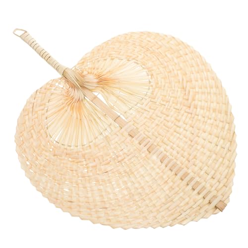 KOCKSHION Handgefertigter Bambus-handfächer Handgewebt Leichter Sommer-faltfächer Tragbar für Strand Party Hochzeit Dekorativ und Kühlend Natürlicher Stil Weiß KOCKSHION Handgefertigter Bambus-handfächer Handgewebt Leichter Sommer-faltfächer Tragbar für Strand Party Hochzeit Dekorativ und Kühlend Natürlicher Stil Weiß von KOCKSHION