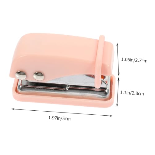 KOCKSHION Kleiner Hefter für Bürobedarf Handgemachter Kleiner Hefter Tragbarer Schreibtischhefter Ergonomisches Design für Schule und Zuhause von KOCKSHION