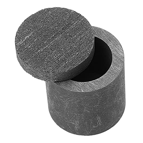 KOCKSHION Graphit-schmelztiegel Mit Deckel Hochtemperaturbeständig Für Schmuckguss Metallverarbeitung Schmelzen Und Raffinieren Mehr von KOCKSHION