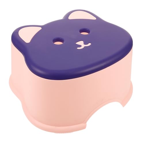 KOCKSHION Bunter Kunststoff-kindertrettritt Rutschfester Hocker für Kleinkinder zum Händewaschen und Design für Zuhause von KOCKSHION
