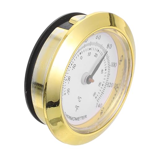 KOCKSHION Kleines Thermometer für Außenbereiche Wiederverwendbares Temperaturmessgerät mit Präziser Anzeige für Teevorratsgläser und Feuchtigkeitskontrolle von KOCKSHION