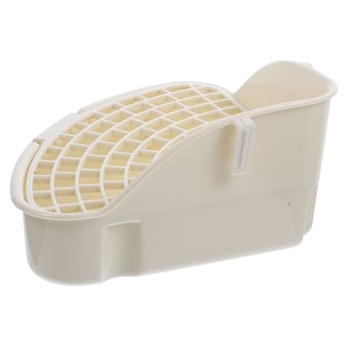 KOCKSHION Kleintier Toilette aus Robustem Kleine Kaninchentoilette mit Eckdesign rutschfest Installieren Geeignet für Hasen Meerschweinchen Chinchillas und Frettchen KOCKSHION Kleintier Toilette aus Robustem Kleine Kaninchentoilette mit Eckdesign rutschfest Installieren Geeignet für Hasen Meerschweinchen Chinchillas und Frettchen von KOCKSHION