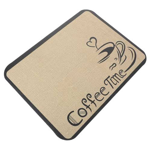 KOCKSHION Küchenunterlage für Kaffeemaschine Rutschfeste Abtropfmatte Schnelltrocknend Schützt die Arbeitsplatte Hält Utensilien Trocken und Sauber von KOCKSHION