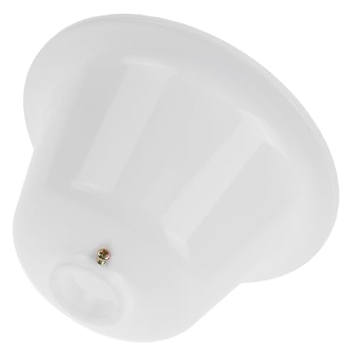 KOCKSHION Kunststoff Deckenventilator Baldachin Abdeckhaube Langlebig aus Kunststoff und Einfach zu Montieren Platzsparend Geeignet als Ersatzteil für Deckenventilator Zubehör Weiß von KOCKSHION