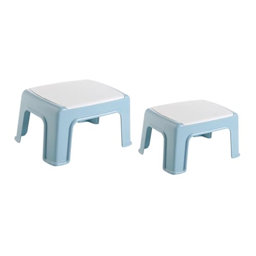 KOCKSHION Kunststoffhocker Blau Kleiner Hocker Aus Kunststoff Tragbarer Fußhocker Für Junge Mädchen Leichter Kinderhocker Haltbares Design Für Junge Mädchen Und Kleinkinder KOCKSHION Kunststoffhocker Blau Kleiner Hocker Aus Kunststoff Tragbarer Fußhocker Für Junge Mädchen Leichter Kinderhocker Haltbares Design Für Junge Mädchen Und Kleinkinder von KOCKSHION