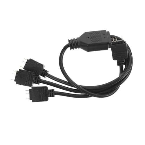 KOCKSHION LED Y Splitter Argb Verlängerungskabel für PC Rgb Synchronisationskabel für Adressierbare LED Beleuchtungssysteme von KOCKSHION