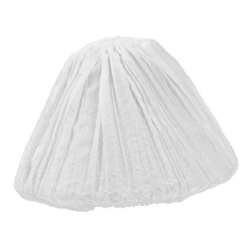KOCKSHION Lampenschirm Bezug Bezug für Tischlampe Stehlampe und Wandleuchte Abnehmbar und Waschbar Kleiner Eleganter Weißer Lampenschirm für von KOCKSHION