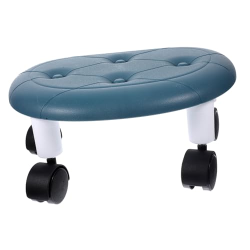 KOCKSHION Low Rolling Stool mit Drehfunktion Multifunktionaler Sitzhocker für Bad Zuhause und Erwachsene Robuster Mini Schuhhocker Blau KOCKSHION Low Rolling Stool mit Drehfunktion Multifunktionaler Sitzhocker für Bad Zuhause und Erwachsene Robuster Mini Schuhhocker Blau von KOCKSHION