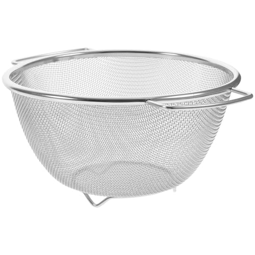KOCKSHION Mesh Sieb Waschbecken Sieb für Obst Gemüse Reis Multifunktionales Küchensieb Rostfrei Langlebig für Hausgebrauch und KOCKSHION Mesh Sieb Waschbecken Sieb für Obst Gemüse Reis Multifunktionales Küchensieb Rostfrei Langlebig für Hausgebrauch und von KOCKSHION