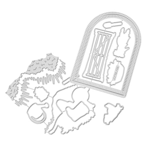 KOCKSHION Metall-stanzformen Schablonen Für Kartenherstellung Hintergrundschablonen Scrapbooking-stanzformen DIY-bastelpapier-stanzformen KOCKSHION Metall-stanzformen Schablonen Für Kartenherstellung Hintergrundschablonen Scrapbooking-stanzformen DIY-bastelpapier-stanzformen von KOCKSHION