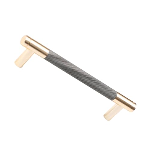 KOCKSHION Moderner T bar Möbelgriff aus Hochwertigem Space Aluminium Lochabstand Goldgrau gebürstet Robuster Schrankgriff für Küchen Kleiderschrank Schubladenmöbel Elegante Oberfläche KOCKSHION Moderner T bar Möbelgriff aus Hochwertigem Space Aluminium Lochabstand Goldgrau gebürstet Robuster Schrankgriff für Küchen Kleiderschrank Schubladenmöbel Elegante Oberfläche von KOCKSHION
