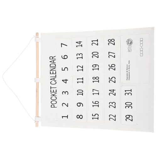 KOCKSHION Monatskalender Wandtasche für Organizer Wandhängende Aufbewahrungstasche mit Kleinen Fächern für Erwachsene Robustes Material für Schule und Zuhause KOCKSHION Monatskalender Wandtasche für Organizer Wandhängende Aufbewahrungstasche mit Kleinen Fächern für Erwachsene Robustes Material für Schule und Zuhause von KOCKSHION