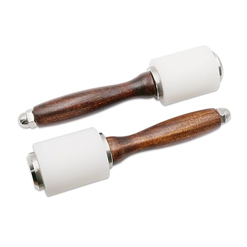 KOCKSHION Nylon Lederprägehämmer mit Ergonomischem Holzgriff Leichter Stabiler DIY Carving Hammer für Lederhandwerk Präzises Punzen und Gravieren Geeignet für Profis und Anfänger KOCKSHION Nylon Lederprägehämmer mit Ergonomischem Holzgriff Leichter Stabiler DIY Carving Hammer für Lederhandwerk Präzises Punzen und Gravieren Geeignet für Profis und Anfänger von KOCKSHION