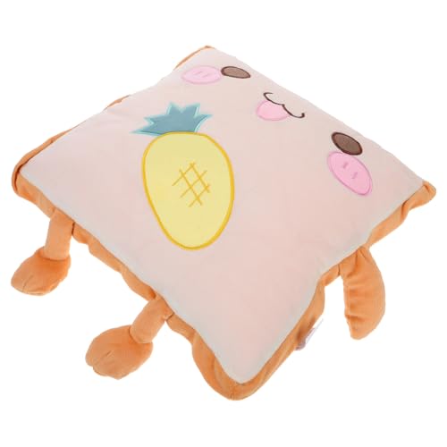 KOCKSHION Plüsch Toast Kopfkissen und Decke Ergonomische Unterstützung für Autos und Zuhause und Tragbar für Lange Reisen und Entspannung von KOCKSHION