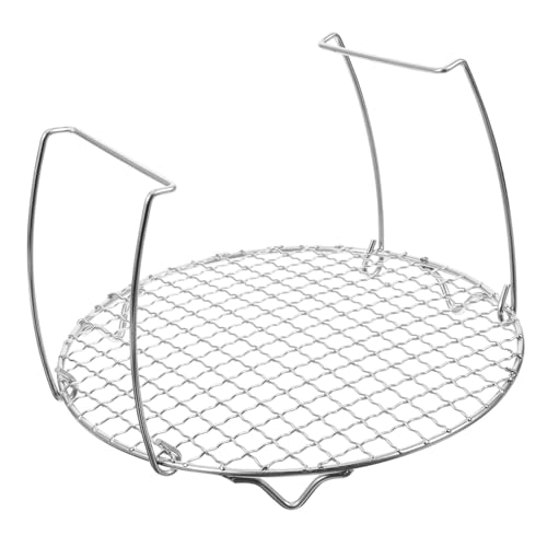 KOCKSHION Rundes Dampfgarer Gestell aus mit Griffen Multifunktionales Dampfeinsatz für Reiskocher und Heißluftfritteuse Platzsparend und Einfach zu Bedienen KOCKSHION Rundes Dampfgarer Gestell aus mit Griffen Multifunktionales Dampfeinsatz für Reiskocher und Heißluftfritteuse Platzsparend und Einfach zu Bedienen von KOCKSHION