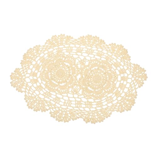 KOCKSHION Spitzen-tischset Aus Baumwolle Rustikaler Stil Tischdeko Geschirrunterlage Esstisch-Accessoire Leicht Waschbar Wiederverwendbar Für Veranstaltungen Und Innenraumdekoration KOCKSHION Spitzen-tischset Aus Baumwolle Rustikaler Stil Tischdeko Geschirrunterlage Esstisch-Accessoire Leicht Waschbar Wiederverwendbar Für Veranstaltungen Und Innenraumdekoration von KOCKSHION