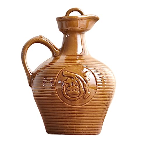 KOCKSHION Tragbarer Weintopf Multifunktionaler Weinkessel Aus Keramik 1 l Mit Deckel Für Haushalt Und Geschenke Wohnaccessoire KOCKSHION Tragbarer Weintopf Multifunktionaler Weinkessel Aus Keramik 1 l Mit Deckel Für Haushalt Und Geschenke Wohnaccessoire von KOCKSHION
