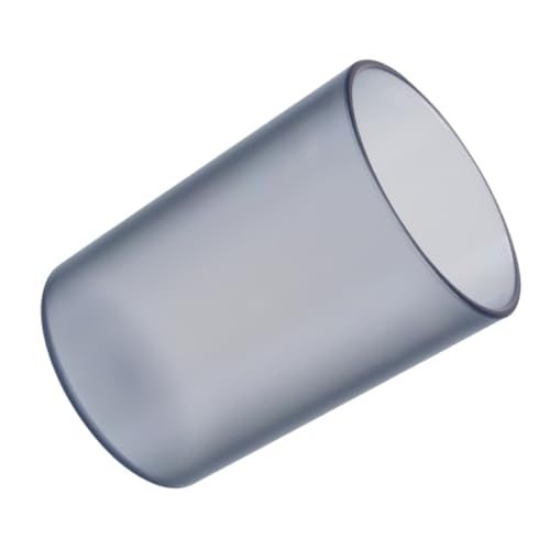 KOCKSHION Transparenter Zahnputzbecher aus Robustem Multifunktionaler Trink und Mundspülbecher für Erwachsene und Graues Design Wasserfester Badbecher Sicher und Langlebig von KOCKSHION