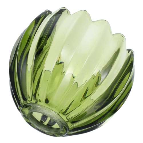KOCKSHION Vintage Lampenschirm Grüner Kürbis Glas Lampenschirm Deckenleuchte Lichtobjekt für Schlafzimmer Arbeitszimmer Nachttisch Leselampe von KOCKSHION