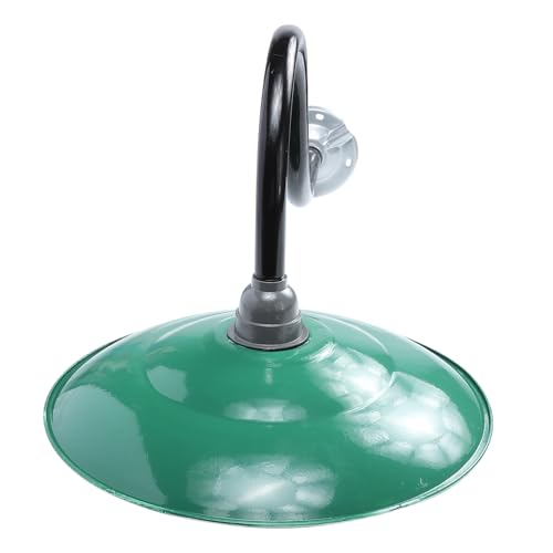 KOCKSHION Vintage Lampenschirm aus Emaille Robuster Lampenschirm für Wandleuchte im Industriestil Retro Schutzabdeckung für Außen Innenlampen Grün Langlebiges Lampenzubehör von KOCKSHION